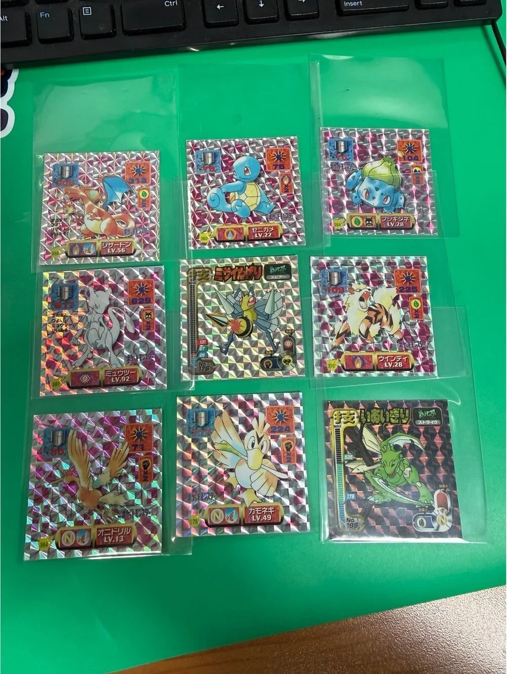 Vintage Pokemon Holo stickers